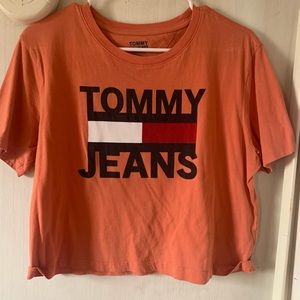 Cute Cropped Orange Shirt